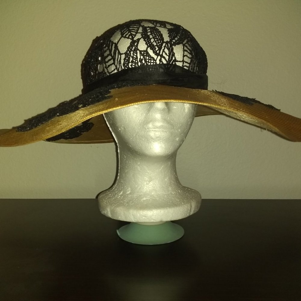 Elegant Vintage Parisian Straw Hat_Motsch & Fils